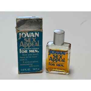 Vintage Collectible Jovan Sex Appeal Aftershave/Cologne - OOP